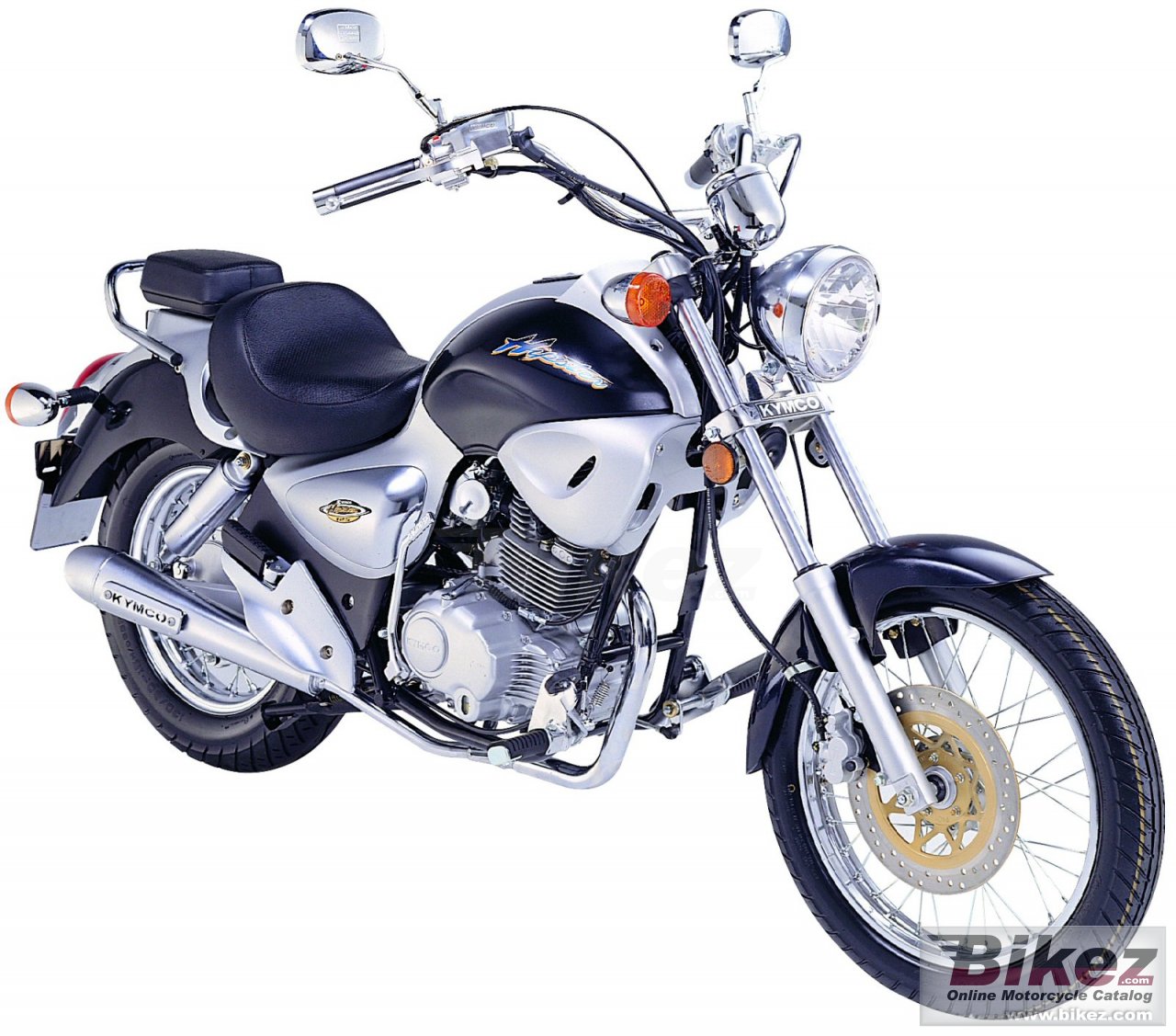 Big Kymco hipster 125 4v h-bar picture and wallpaper from Bikez.com